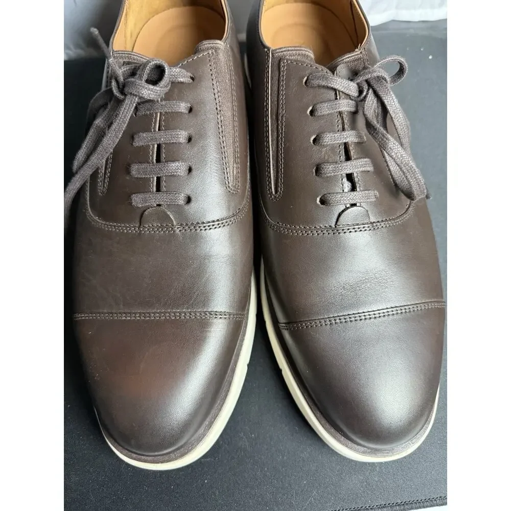 Allen Edmonds Carson Slip-On Hybrid Oxfords Espresso Leather Men’s 9.5D